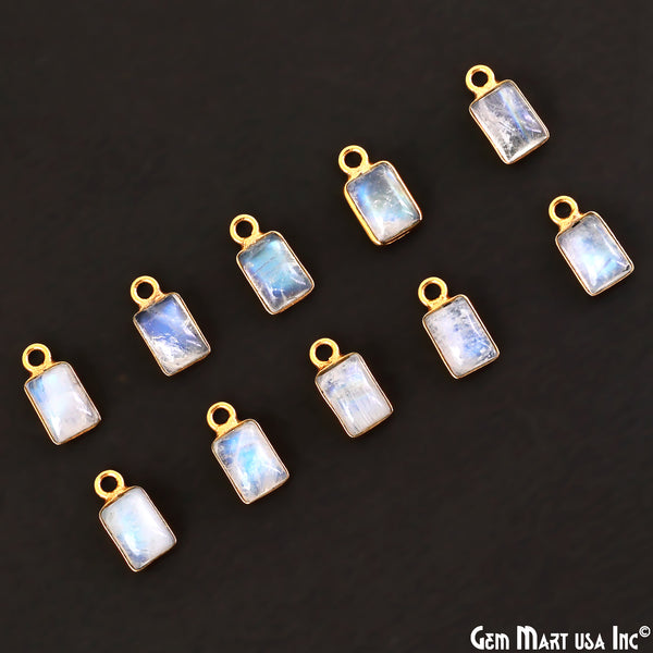 Rainbow Moonstone Rectangle 5x7mm...