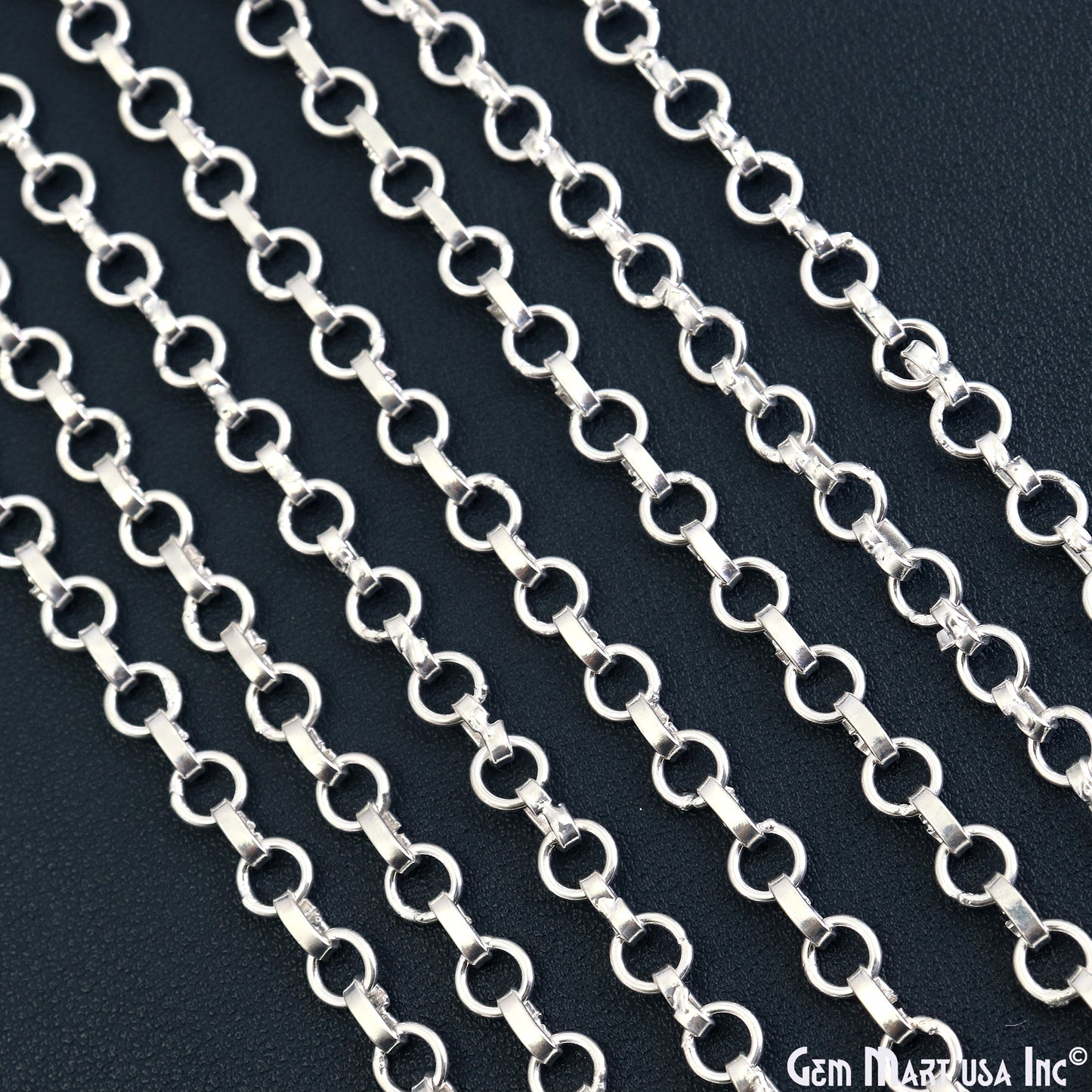 Dainty Silver Plated 6mm Finding Chain