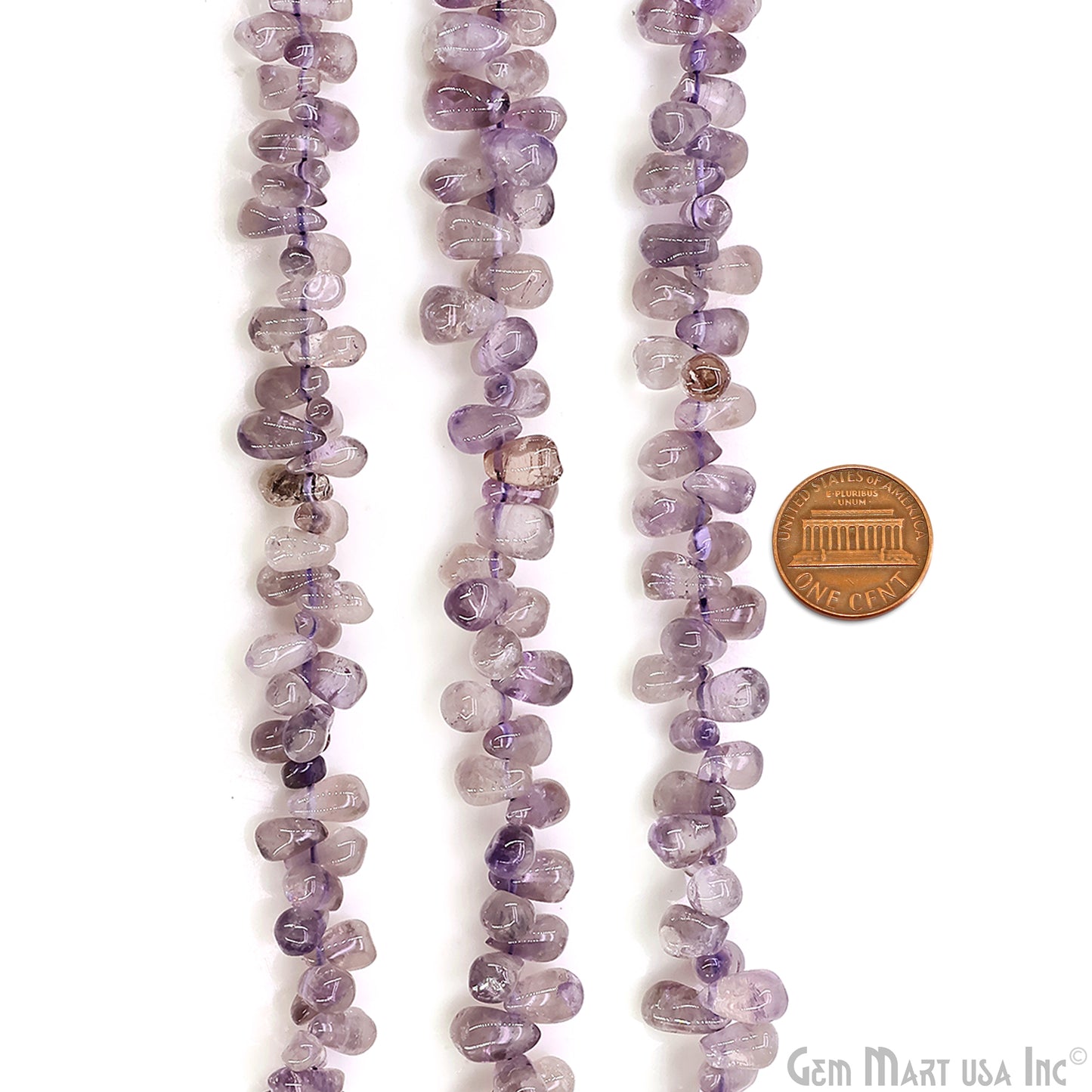 Amethyst Smooth Free Form Drilled Beads 5-6X9-11mm Waist Beads, Rondelle Bead Strand 14 Inch