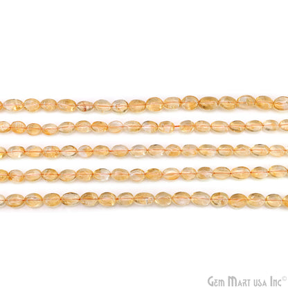Citrine Tumble Beads Free Form Drilled Beads 9-13X6-7mm Waist Beads, Rondelle Bead Strand 13 Inch