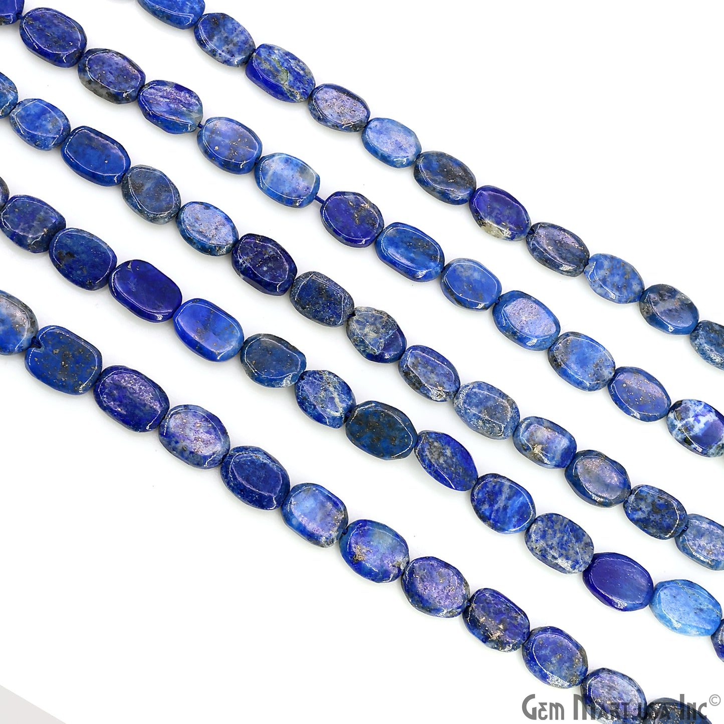 Lapis Tumble Beads Free Form Drilled Beads 9-13X6-7mm Waist Beads, Rondelle Bead Strand 13 Inch