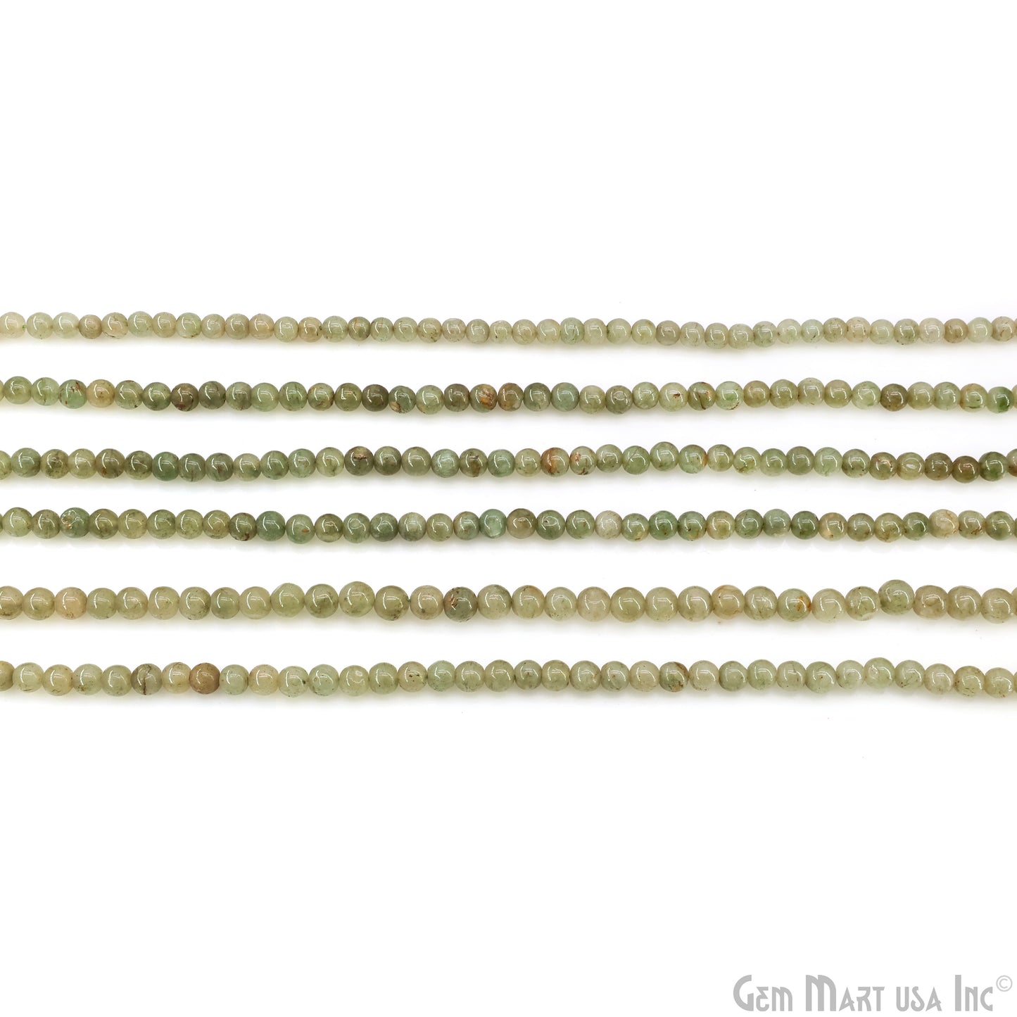 Aventurine Smooth Round Drilled Beads 3-5mm Waist Beads, Rondelle Bead Strand 13 Inch