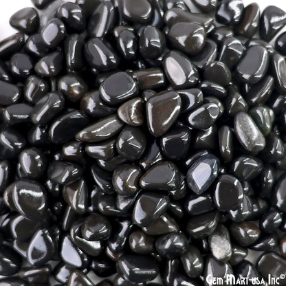 Natural Black Agate Tumbled, Reiki Healing, Beach Stone, Premium Quality