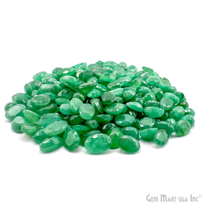 Emerald Wholesale Gemstones, 100% Natural Precious Gems, Green Faceted Loose Gems, 6x4mm, Oval, 5 Carats
