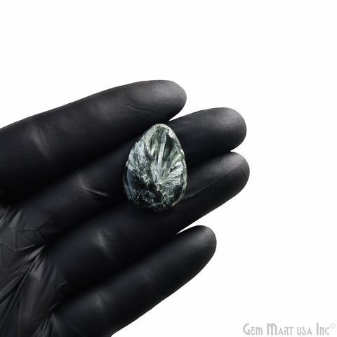 Natural Seraphinite Cab Striped Cabochon Gemstones