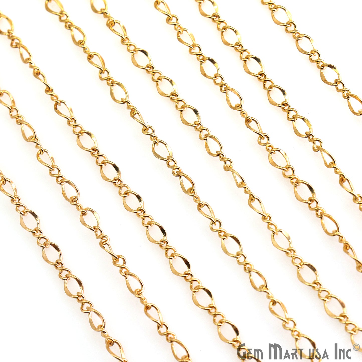 Link Finding Gold Plated Station Rosary Chain