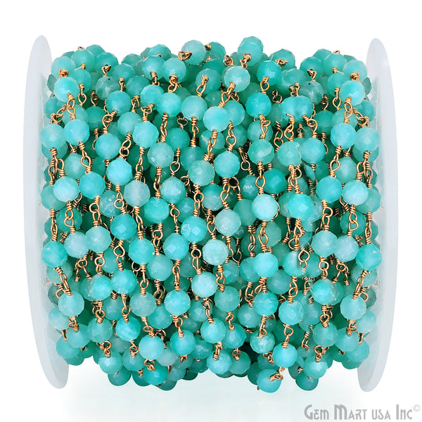 Amazonite Jade Beads 5mm...