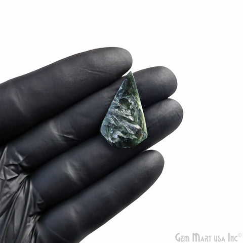 Natural Seraphinite Cab Striped Cabochon Gemstones