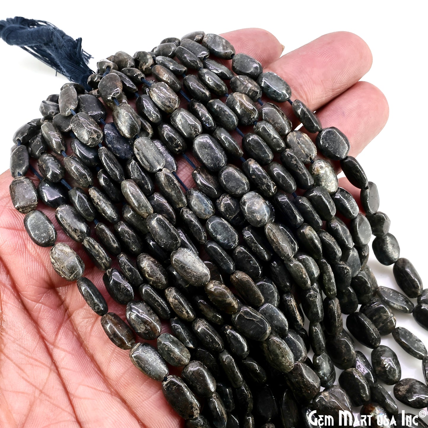 Tanzanite Tumble Beads Free Form Drilled Beads 9-13X6-7mm Waist Beads, Rondelle Bead Strand 13 Inch