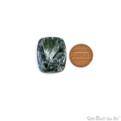 Natural Seraphinite Cab Striped Cabochon Gemstones