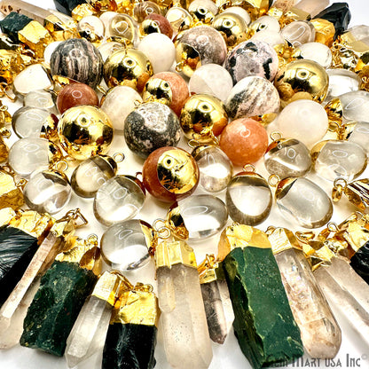 Healing Jewelry Pack, Bulk Large DIY Jewelry, 100% Natural Gemstones, Wholesale Resale Supply, Gift Set, 9pcs+, GemMartUSA