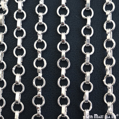Dainty Silver Plated 6mm Finding Chain
