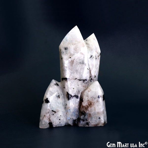 Rainbow Moonstone Crystal Cluster,...
