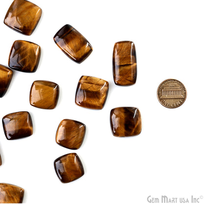 Natural Tiger Eye Cab Octagon Cabochon Gemstones 1-1.5 Inch