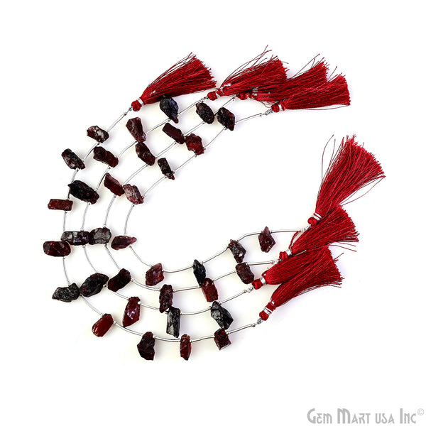 Garnet Rough Beads, 9.5...