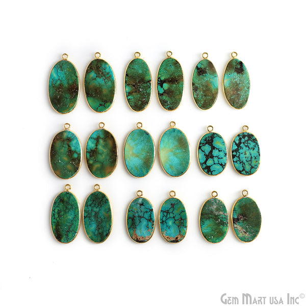 Turquoise Jasper Oval Gold...