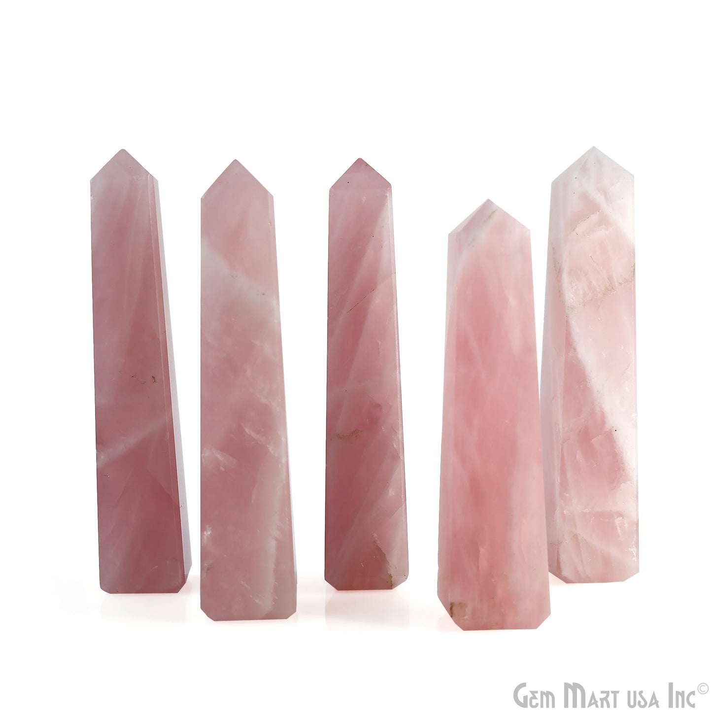 Gemstone Rectangle Tower Shape 4 Inch Crystal Tower Obelisk Healing Meditation Gemstones