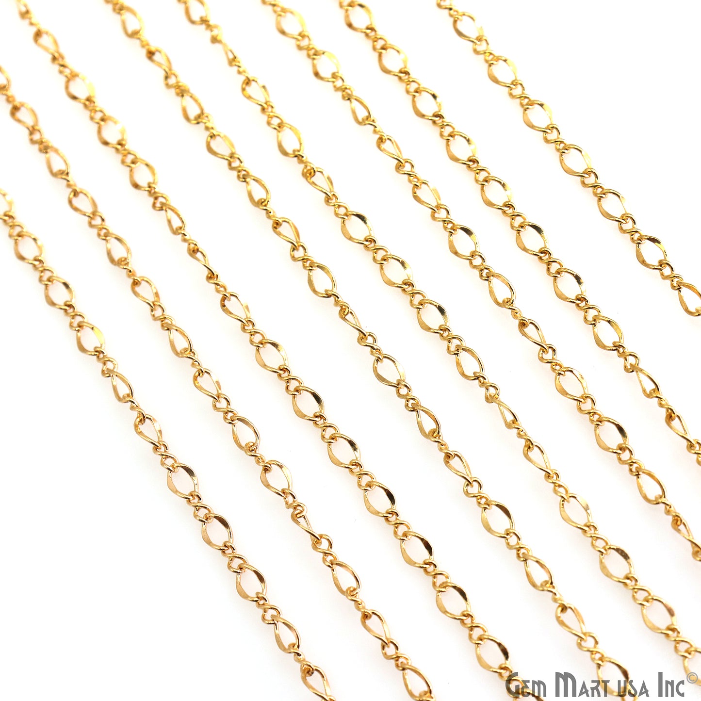 Link Finding Gold Plated Station Rosary Chain