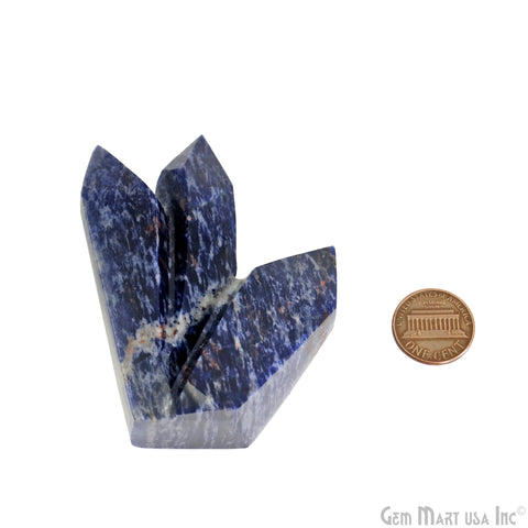 Sodalite Crystal Cluster, Terminated Crystal Rock Cluster Family, Mineral Specimen, Home Decor, Spiritual Gift 2-3Inch Appx