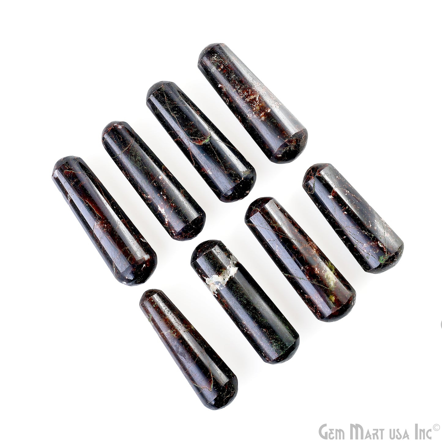 Garnet Massage Wand Terminate Gemstone, Metaphysical, Crystal Pencil Point, Crystal Tower, Chakra Stone, Healing Crystal 3-4Inch