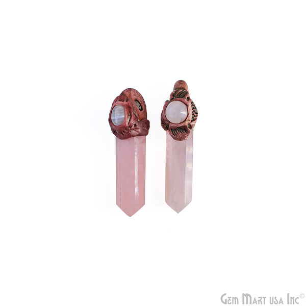 Rose Quartz with Moonstone...