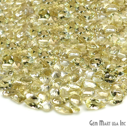 Lemon Topaz Wholesale Gemstones, 100% Natural Semi-Precious Gems, Yellow Faceted Loose Gems, 4-8mm, Mixed, 50 Carats