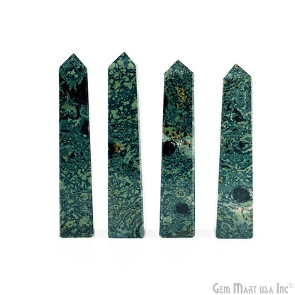 Gemstone Rectangle Tower Shape 4 Inch Crystal Tower Obelisk Healing Meditation Gemstones