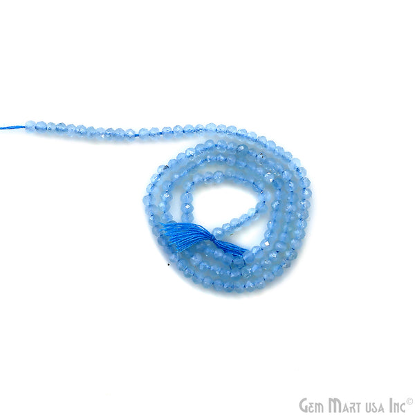Blue Apatite Rondelle Beads,...