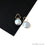Freshwater Baroque Black Pearl Charm Gold Finding Clover Loop 19x14mm 1pair