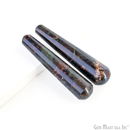 Garnet Hand Made SPA Massage Wand Reiki Healing Crystal Relaxation Meditation Collection Gift, Healing Crystal 4Inch