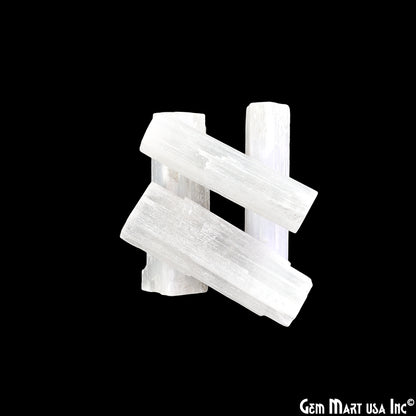 Selenite Rough Stick, Selenite Wand, Selenite, Palm Size Selenite, 3-4inch, Healing Crystal