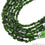 Chrome Diopside Rough Beads, 9 Inch Gemstone Strands, Drilled Strung Briolette Beads, Free Form, 7x5mm