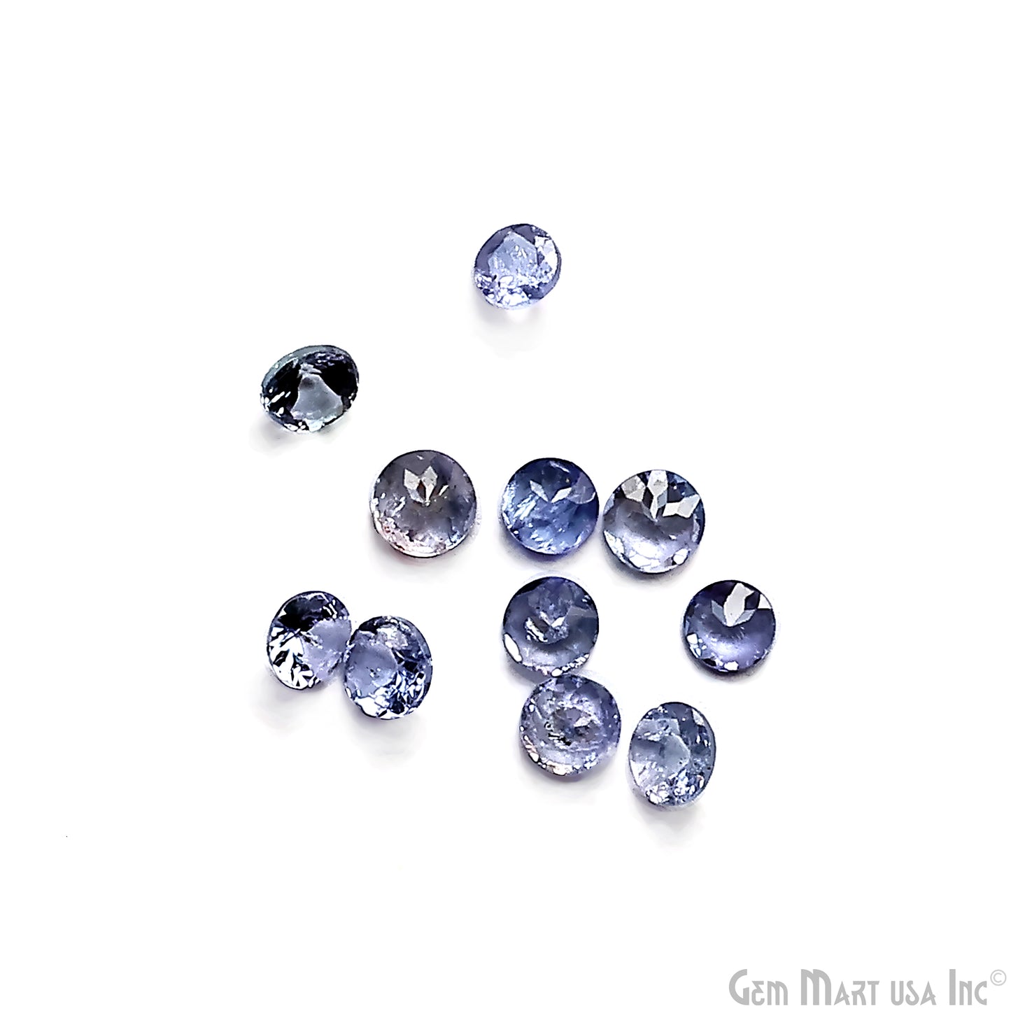 Tanzanite Round Gemstone, 5mm, 5+ Carats, 100% Natural Faceted Loose Gems, December Birthstone