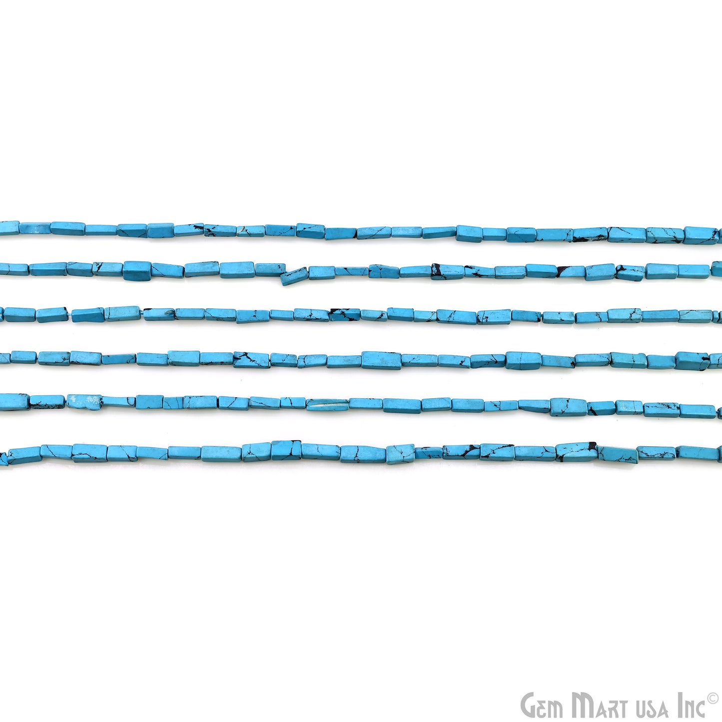 Turquoise Tumble Beads Free Form Drilled Beads 7-9X2-3mm Waist Beads, Rondelle Bead Strand 13 Inch