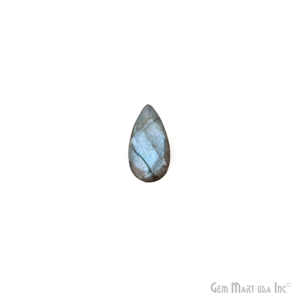 Labradorite Wholesale Gemstones, 100% Natural Semi-Precious Gems, Blue Flash Faceted Loose Gems, 7x13mm, Pears, 4PC Lot