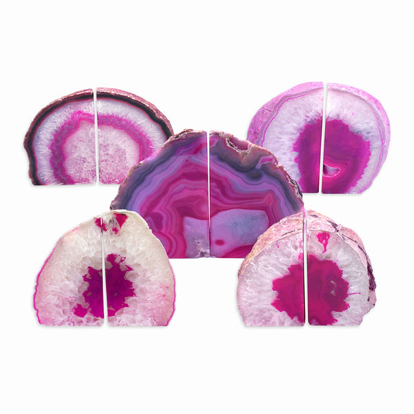 Natural Pink Agate Geode...