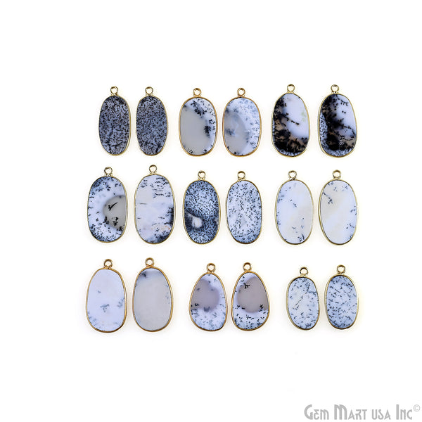 Dendrite Opal Oval Gold...