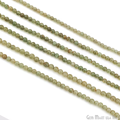 Aventurine Smooth Round Drilled Beads 3-5mm Waist Beads, Rondelle Bead Strand 13 Inch