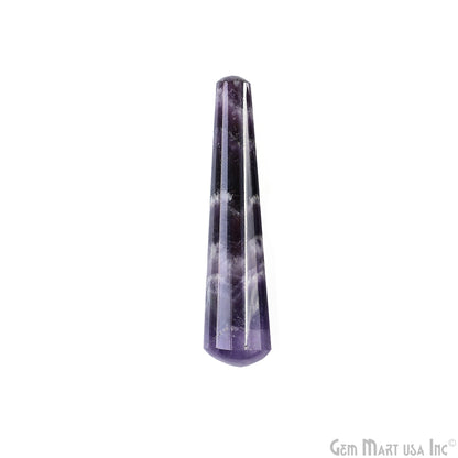 Amethyst Massage Wand Terminate Gemstone, Metaphysical, Crystal Pencil Point, Crystal Tower, Chakra Stone, Healing Crystal 3-4Inch