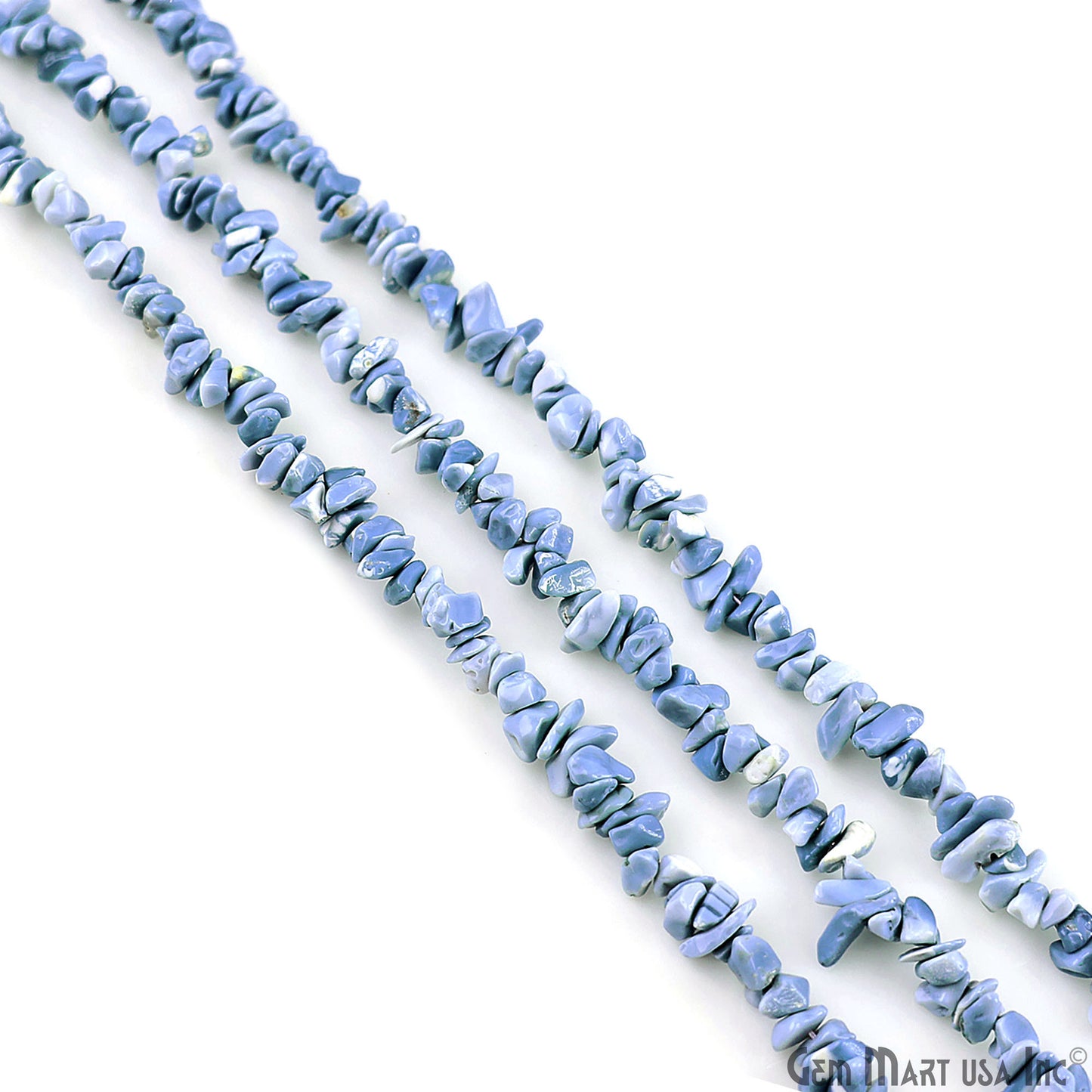 Natural Blue Opal Chip Beads Strand, Semi Precious, Gemstone Chips, Gemstone Beads