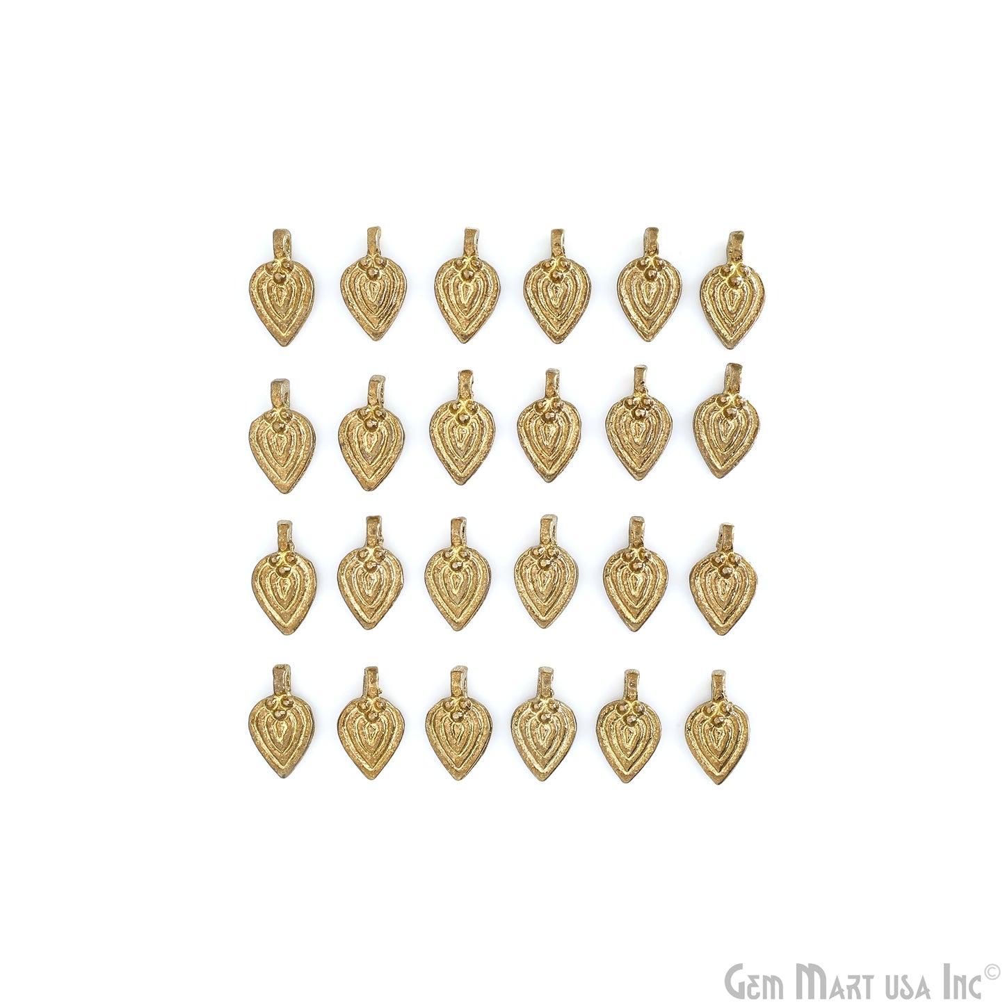 Authentic Antique Brass Teardrop Vintage Charms, Gold Plated Tribal Pendant, Earring, Dangle Leaf Charm, Custom gift for her, mom