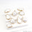 Freshwater Pearl Free Form Gold Plated 27x18mm Single Bail Connector