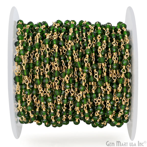 Green Zircon Faceted 3-3.5mm...