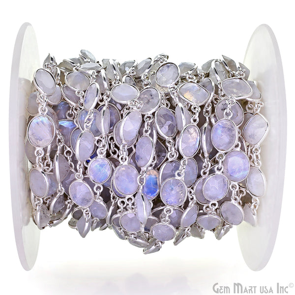 Rainbow Moonstone 10mm Mix...