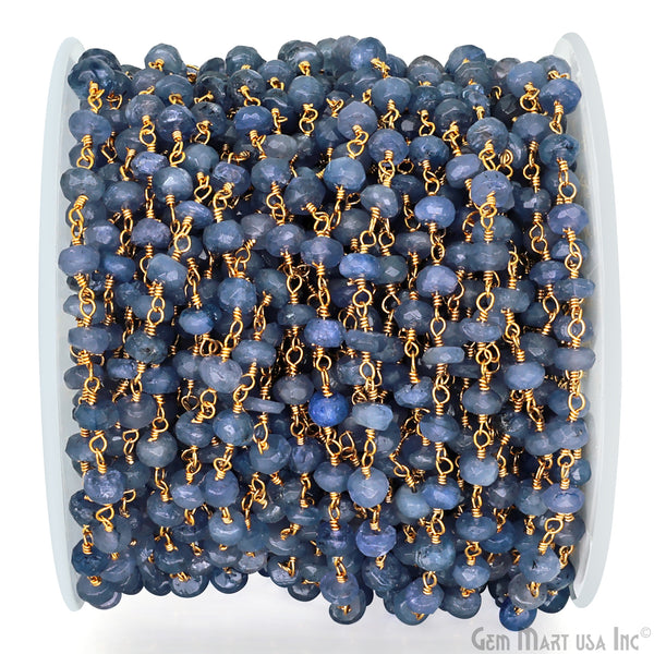 Tanzanite 4-5mm Gold Plated...