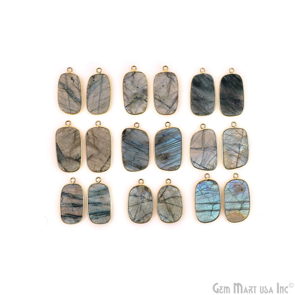 Labradorite Octagon Gold Plated...