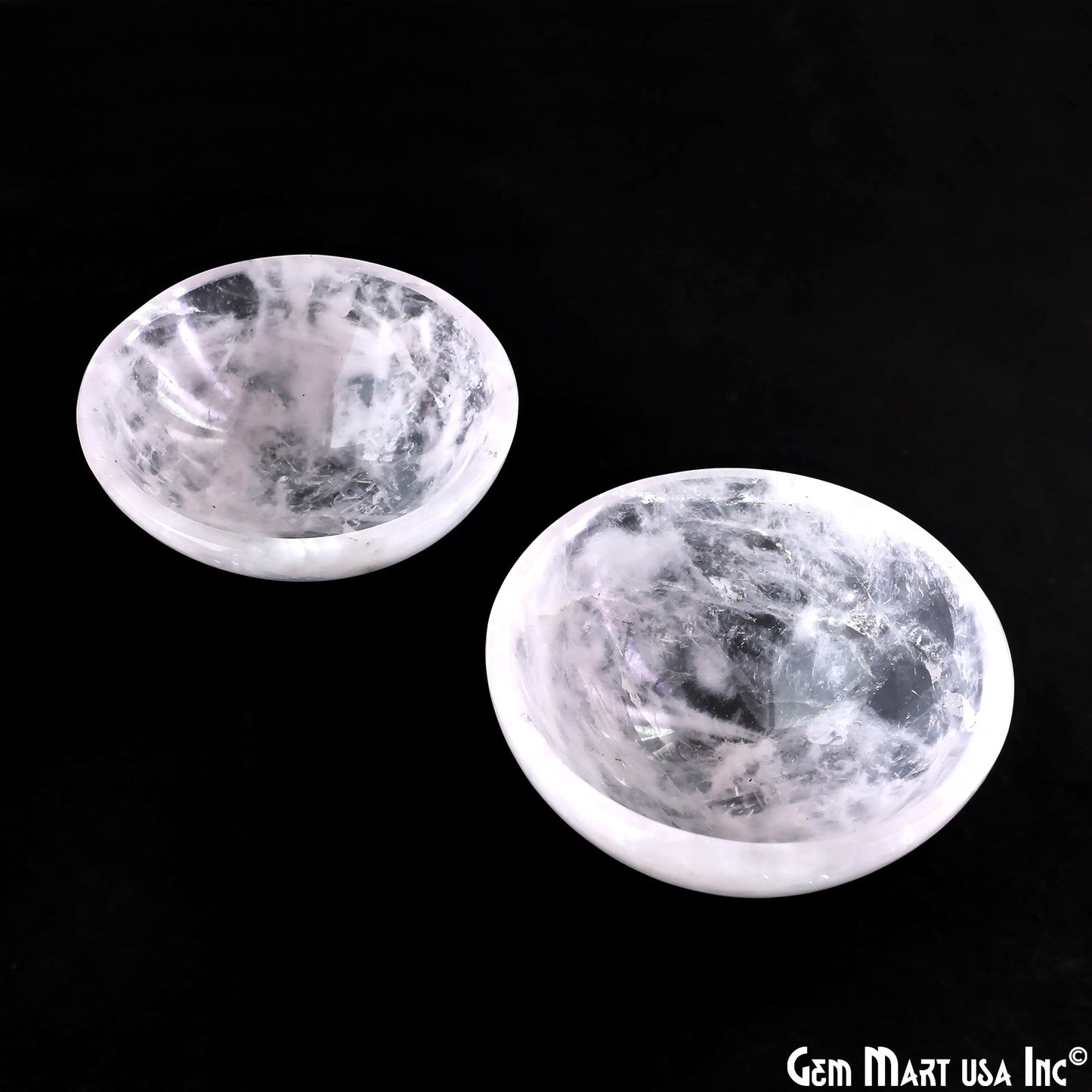 Natural Gemstone Mini Carved Gemstone Bowl Cup 2 inch