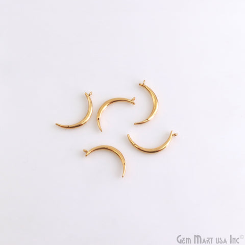 Moon Shape Charm Gold Finding Jewelry Supplies