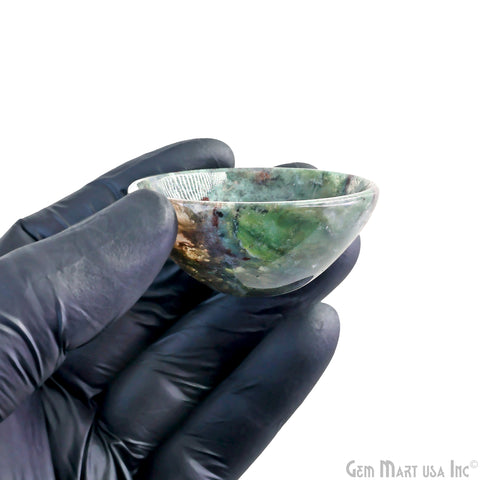 Natural Fluorite Mini Carved Gemstone Bowl Cup 2 inch