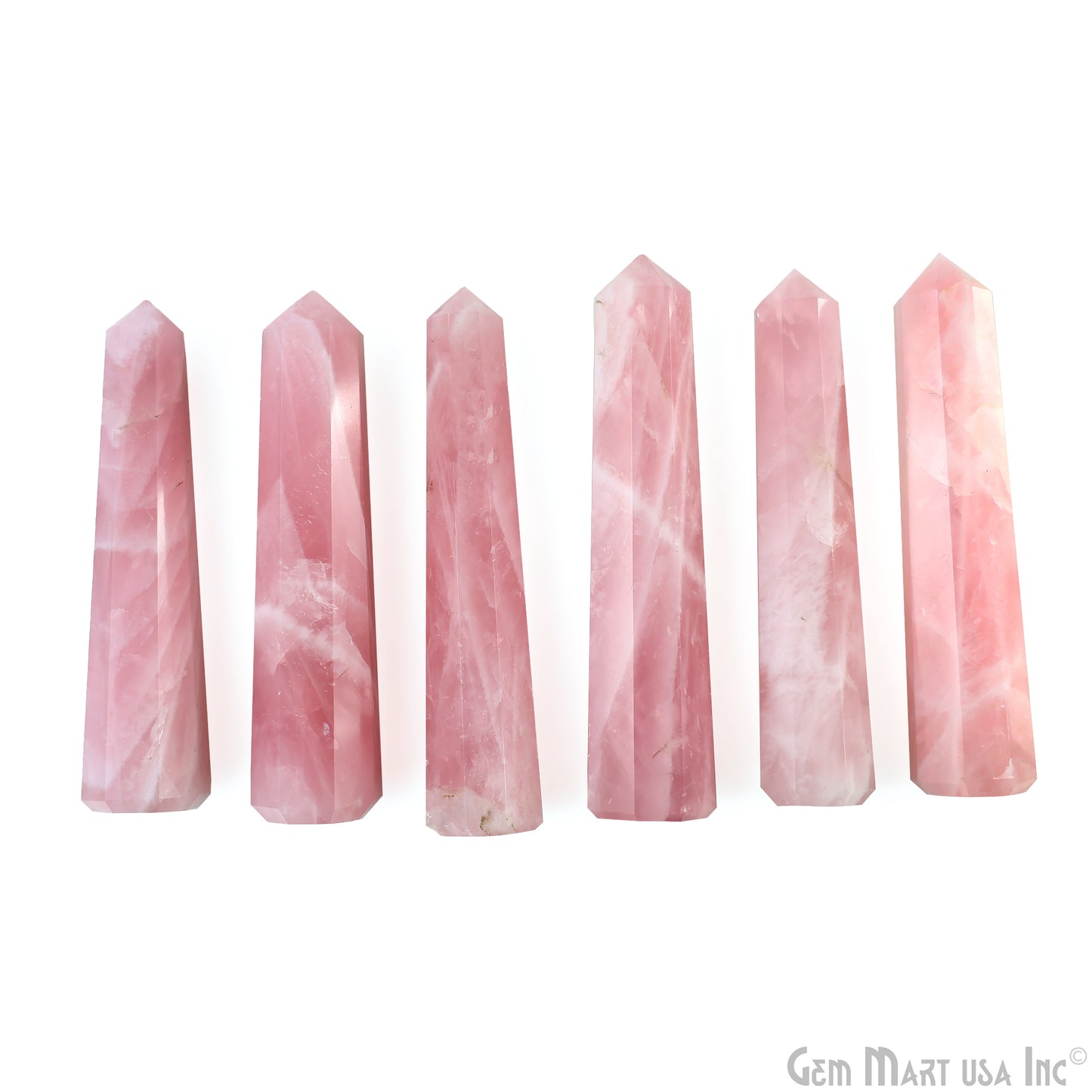 Rose Quartz Gemstone Jumbo Tower Crystal Tower Obelisk Healing Meditation Gemstones 4-5 Inch (Copy)